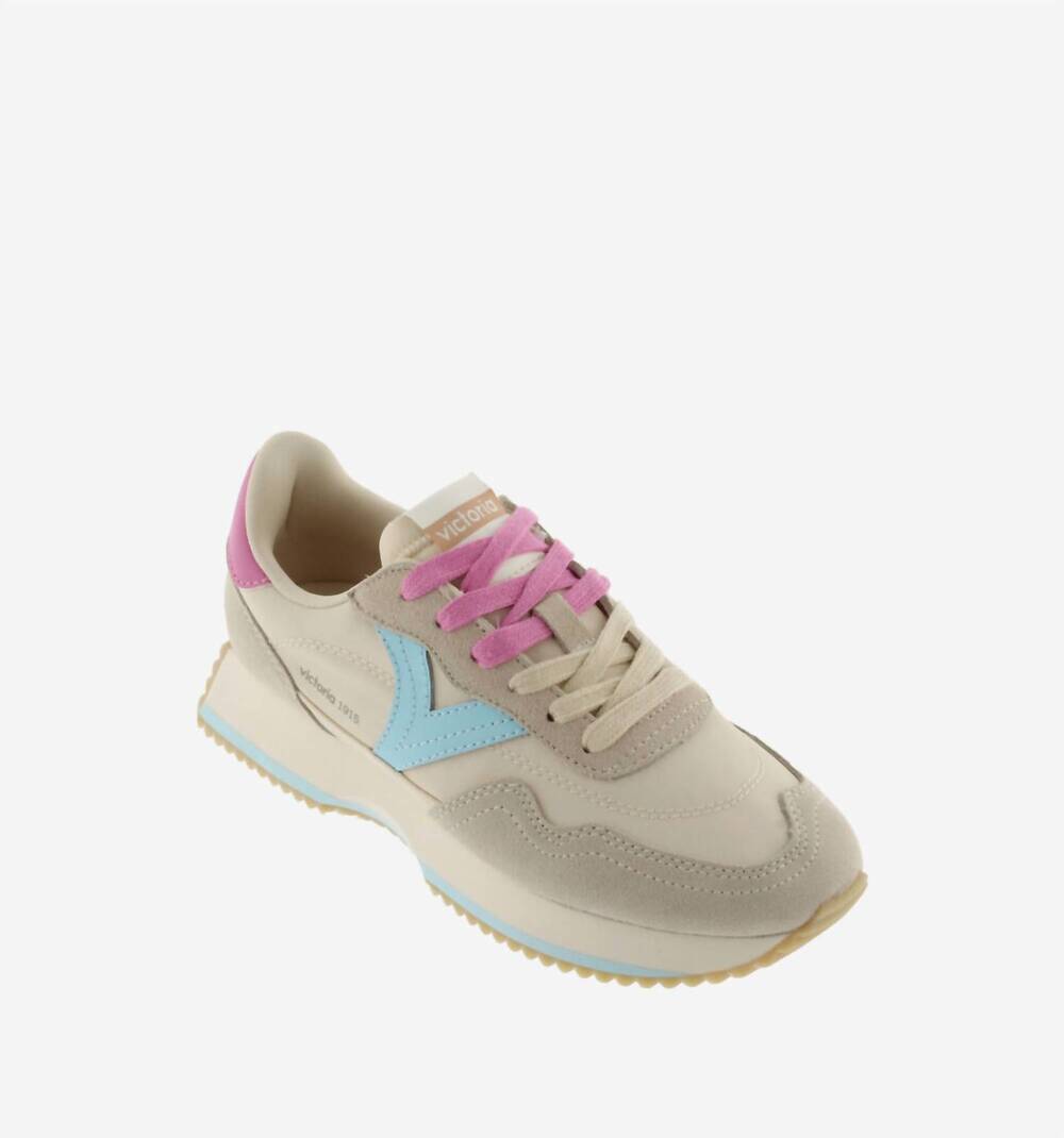 NEW VICTORIA women's basket wedge shoe in beige